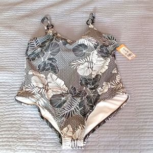 Kona Sol Leaf Swim Suit